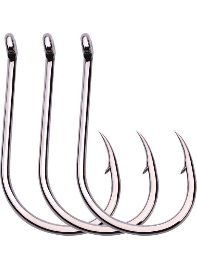 200Pcs Strong Carbon Steel Sharp Single Fish Fishing Hooks Bait Tackle Tool 20 x 10 x 20cm - Image 1