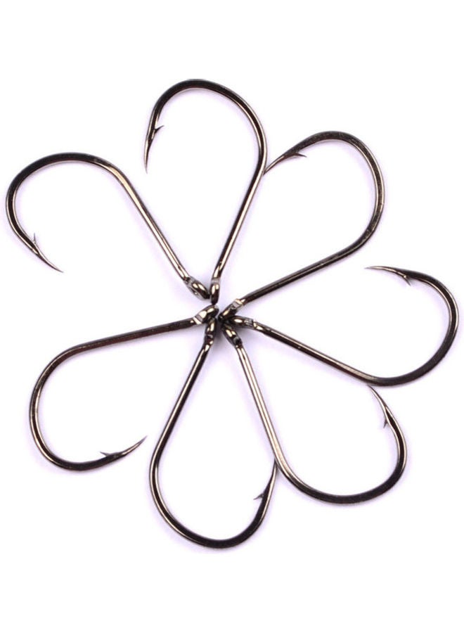 200Pcs Strong Carbon Steel Sharp Single Fish Fishing Hooks Bait Tackle Tool 20 x 10 x 20cm - Image 2