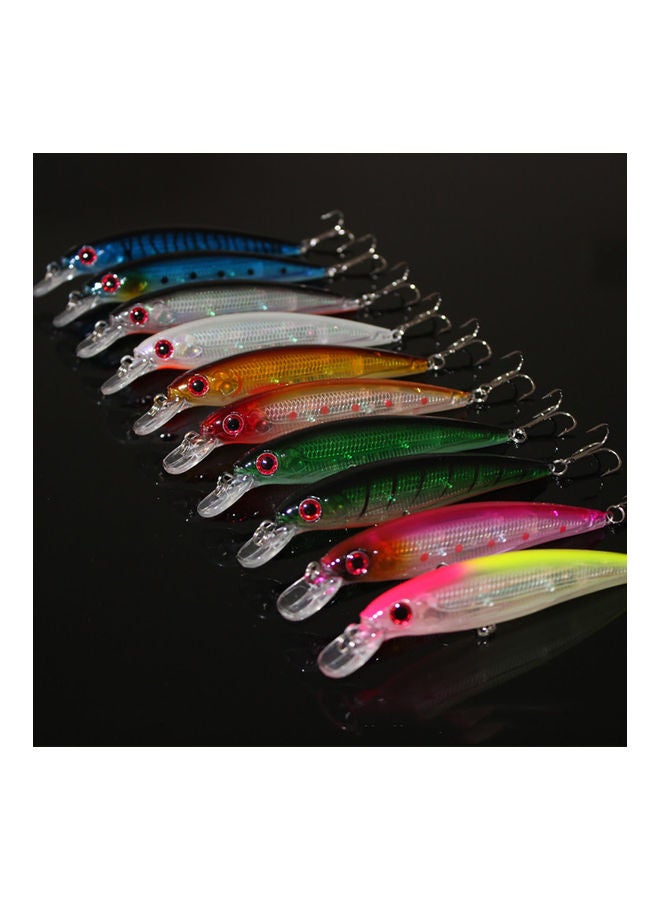Generic 11cm/13.4g Minnow Fishing Lure Bass Hard  6# Hook Tackle Plastic Bionic Bait 20 x 10 x 20cm  - Image 2