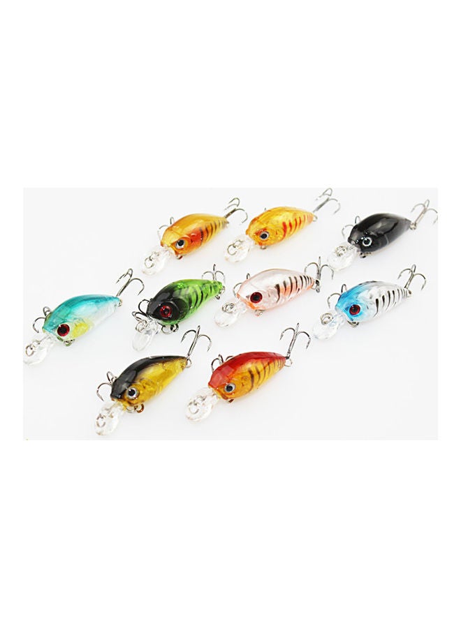 Generic 1 Pc 4.5cm Lifelike Crankbait Plastic Hard 3D Eyes Bait Fishing Lure Tackle Hook 20 x 10 x 20cm  - Image 2