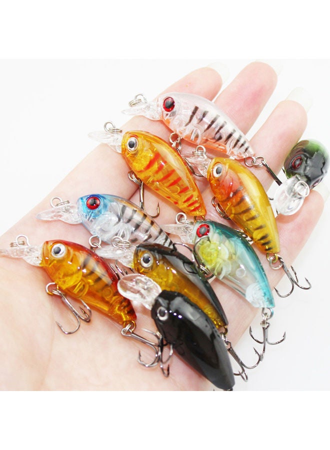 Generic 1 Pc 4.5cm Lifelike Crankbait Plastic Hard 3D Eyes Bait Fishing Lure Tackle Hook 20 x 10 x 20cm  - Image 4