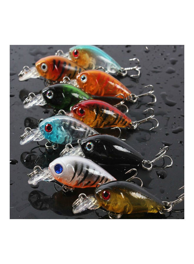 Generic 1 Pc 4.5cm Lifelike Crankbait Plastic Hard 3D Eyes Bait Fishing Lure Tackle Hook 20 x 10 x 20cm  - Image 5