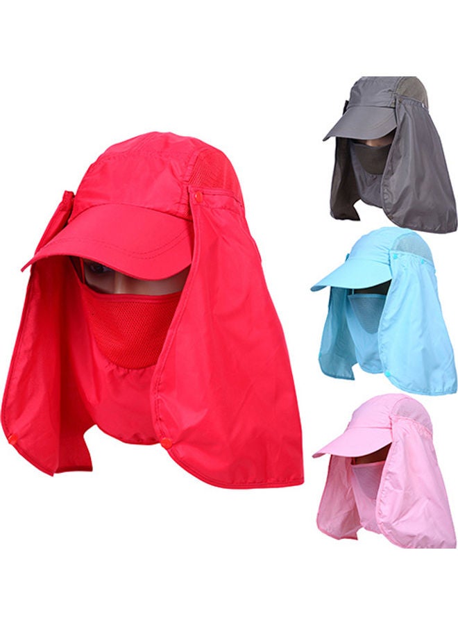 Generic Camping Hiking Fishing Outdoor Big Wide Brim Face Neck Cover Flap Sun Hat Cap 20 x 10 x 20cm - Image 2