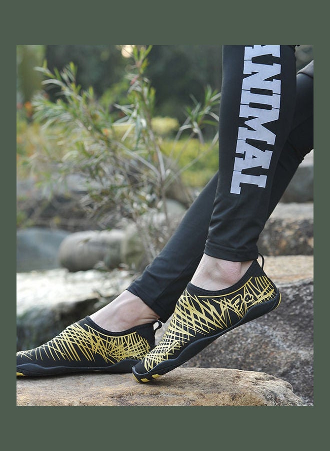 Beauenty Beach Wading Quick Drying Swimming Shoes Gold - Image 5