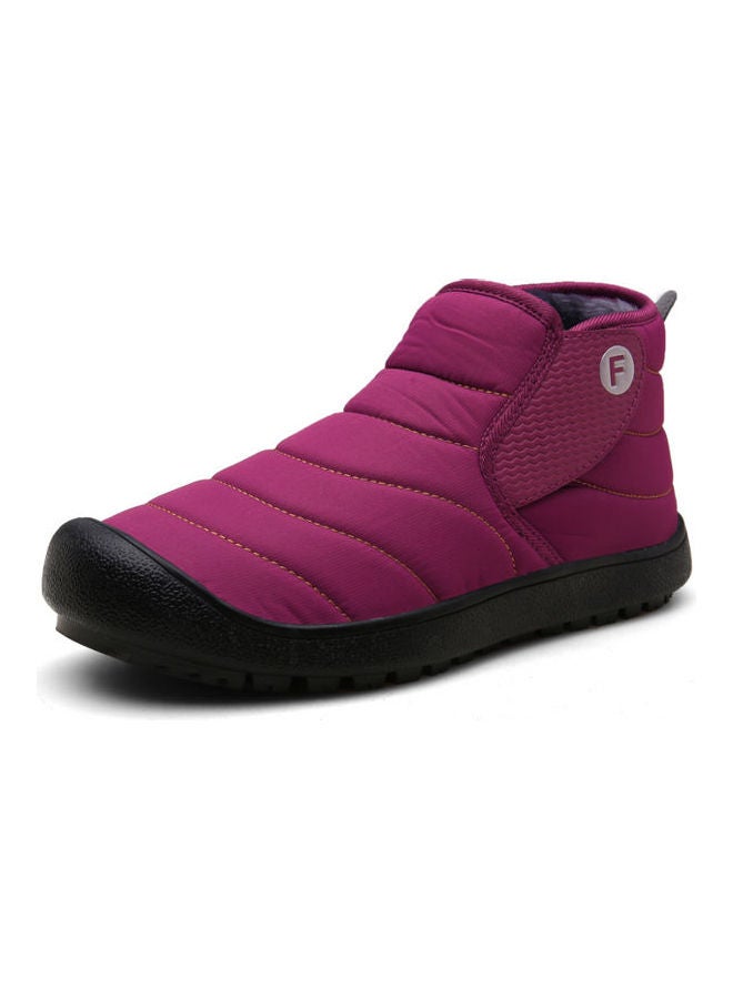 Beauenty Winter Plush Warm Snow Boots Red - Image 4