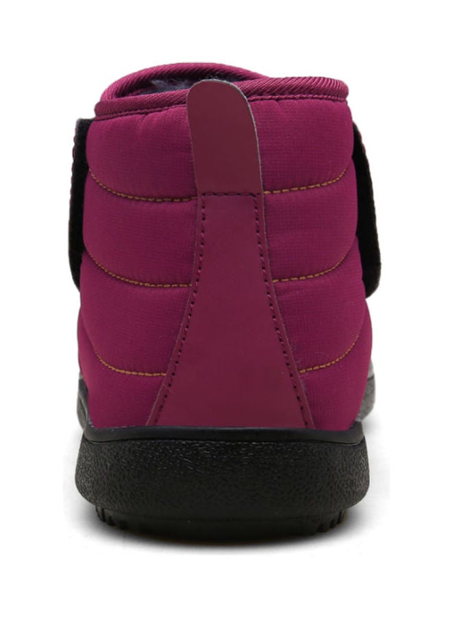 Beauenty Winter Plush Warm Snow Boots Red - Image 5