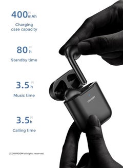 JOYROOM Bluetooth In-Ear Earbuds With Charging Case Black  - Image 4