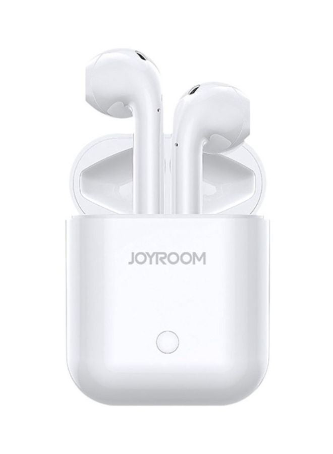 JOYROOM - JR-T03S TWS Semi In-Ear Earphones Wireless Earbuds With Power Box And Protective Cover Standard Version White - Image 1