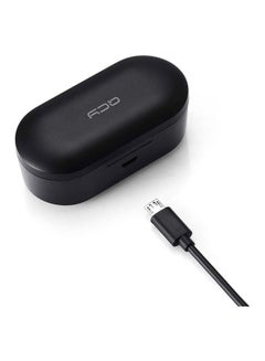 QCY T2C TWS Bluetooth Wireless Earphones With Dual Microphone 800mAh Black  - Image 4