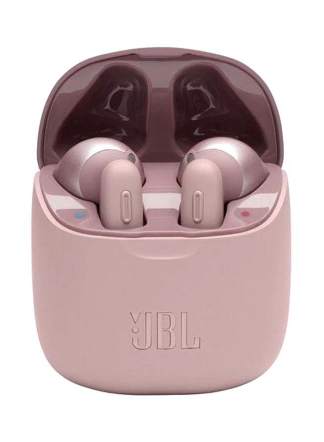 JBL - Tune 220TWS Wireless In-Ear Earbuds With Charging Case Pink - Image 1