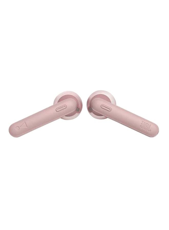 JBL - Tune 220TWS Wireless In-Ear Earbuds With Charging Case Pink - Image 1