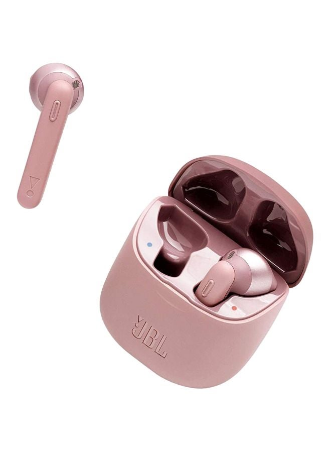 JBL - Tune 220TWS Wireless In-Ear Earbuds With Charging Case Pink - Image 1