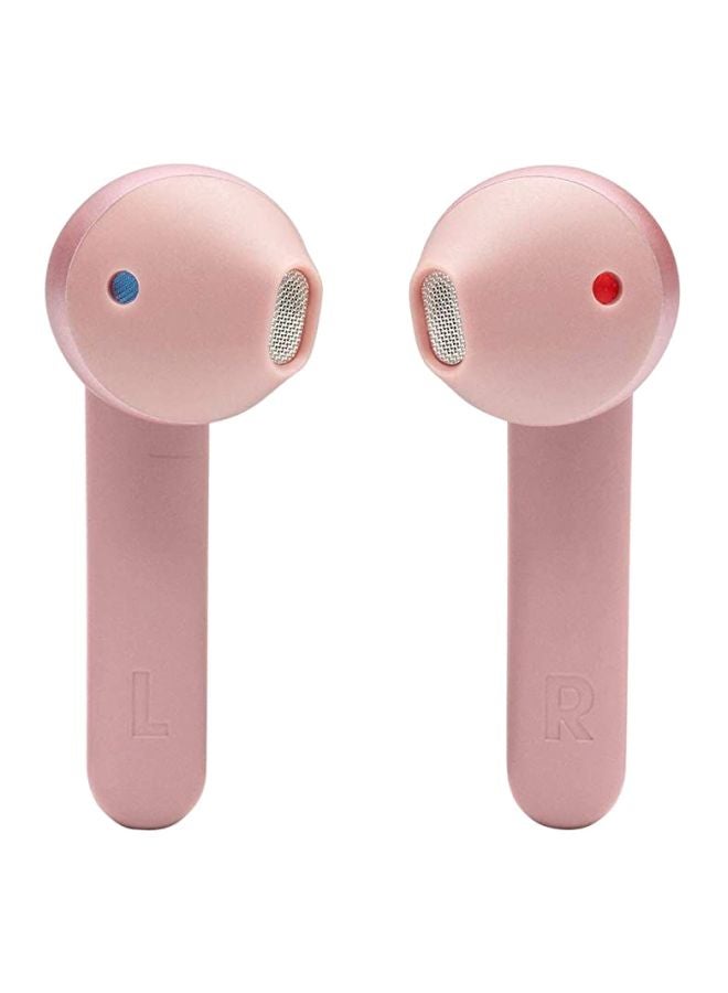 JBL - Tune 220TWS Wireless In-Ear Earbuds With Charging Case Pink - Image 1