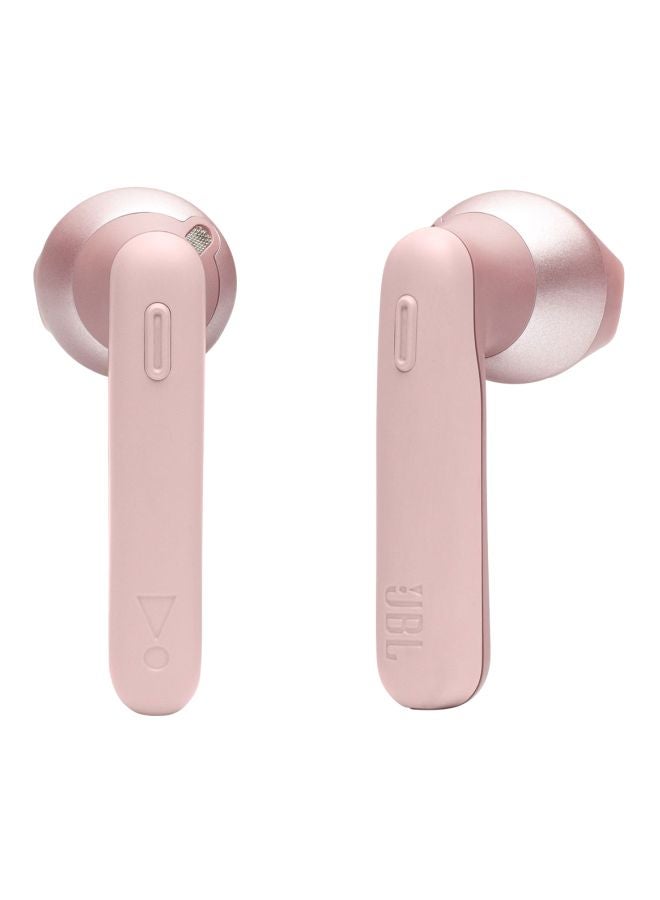 JBL - Tune 220TWS Wireless In-Ear Earbuds With Charging Case Pink - Image 1