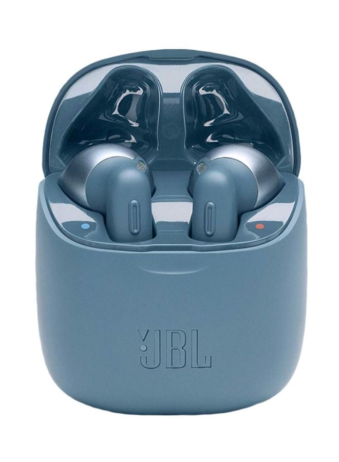 JBL Tune 220TWS Wireless In Ear Earbuds With Charging Case Blue KSA Riyadh Jeddah