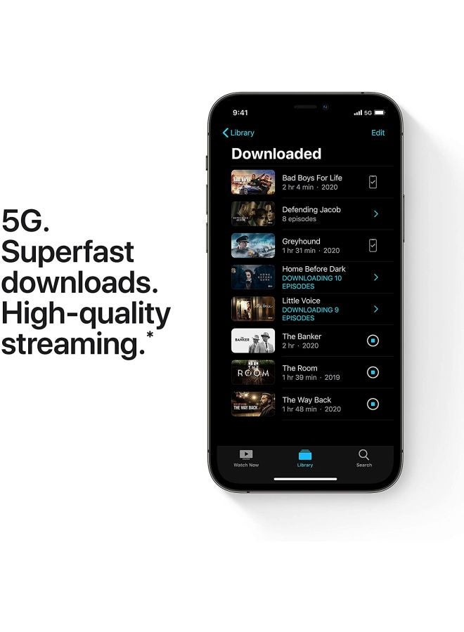أبل - آيفون 12 برو ماكس مع فيس تايم سعة 128 جيجابايت يدعم 5G رصاصي داكن - نسخة الشرق الأوسط - Image 1