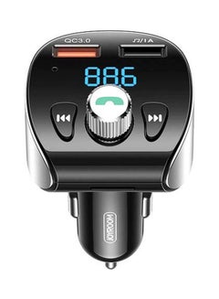 JOYROOM Fast Car Charger With FM Transmitter Modulator Black  - Image 1