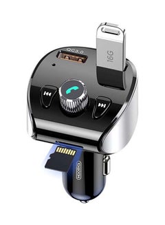 JOYROOM Fast Car Charger With FM Transmitter Modulator Black  - Image 2