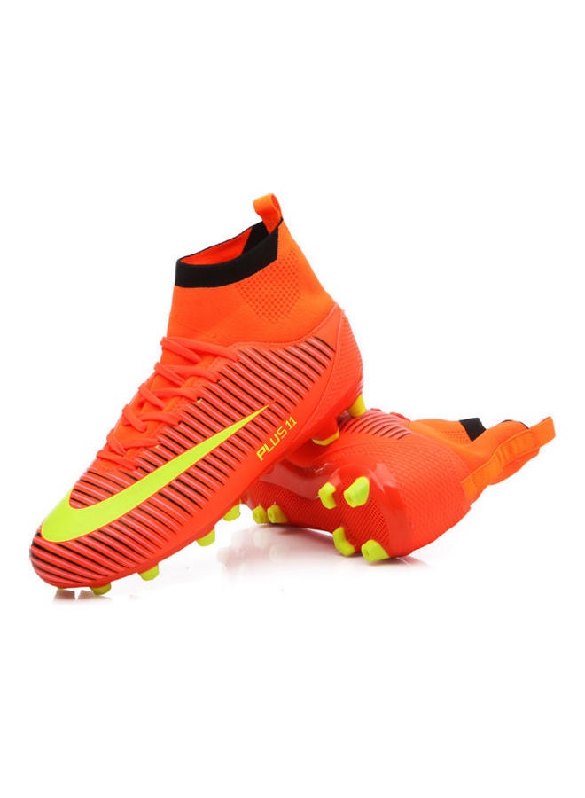 Beauenty High Top Leather Sports Shoes orange  - Image 2