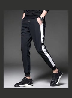 Generic Drawstring Slim Pants Black  - Image 2