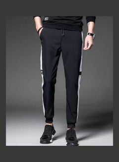 Generic Drawstring Slim Pants Black  - Image 3