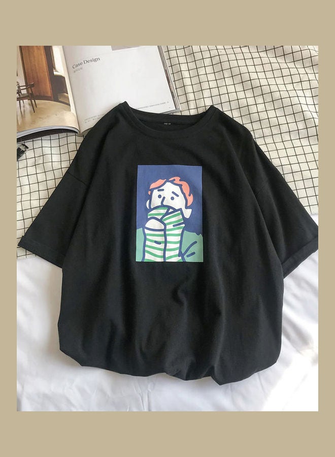 Long Sleeves T-Shirt Black  - Image 1