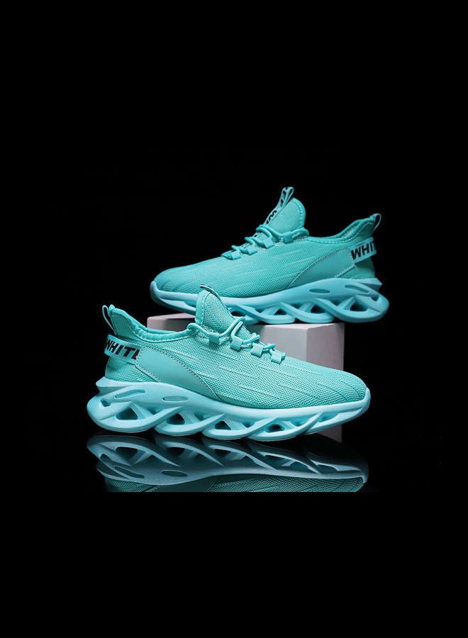 Beauenty Mesh Woven Fashion Sports Casual Flying Shoes green - Image 4