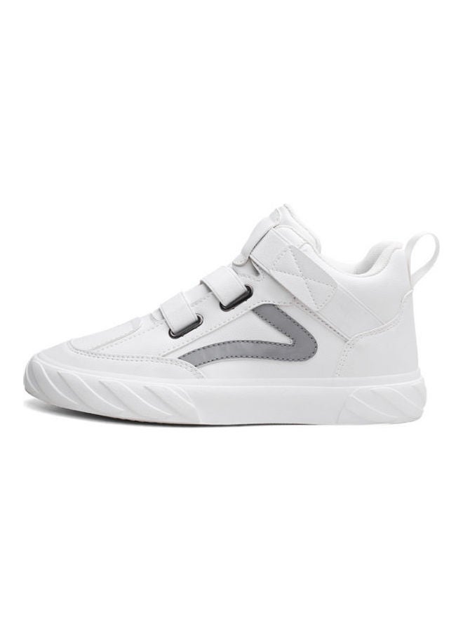 Beauenty Autumn high top breathable Korean men's shoes Xiaobai versatile casual board shoes white shoes white  - Image 1