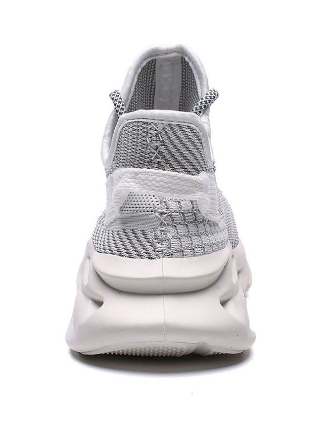 Beauenty Hemp Sole Flying Weaving Running Shoes White - Image 3