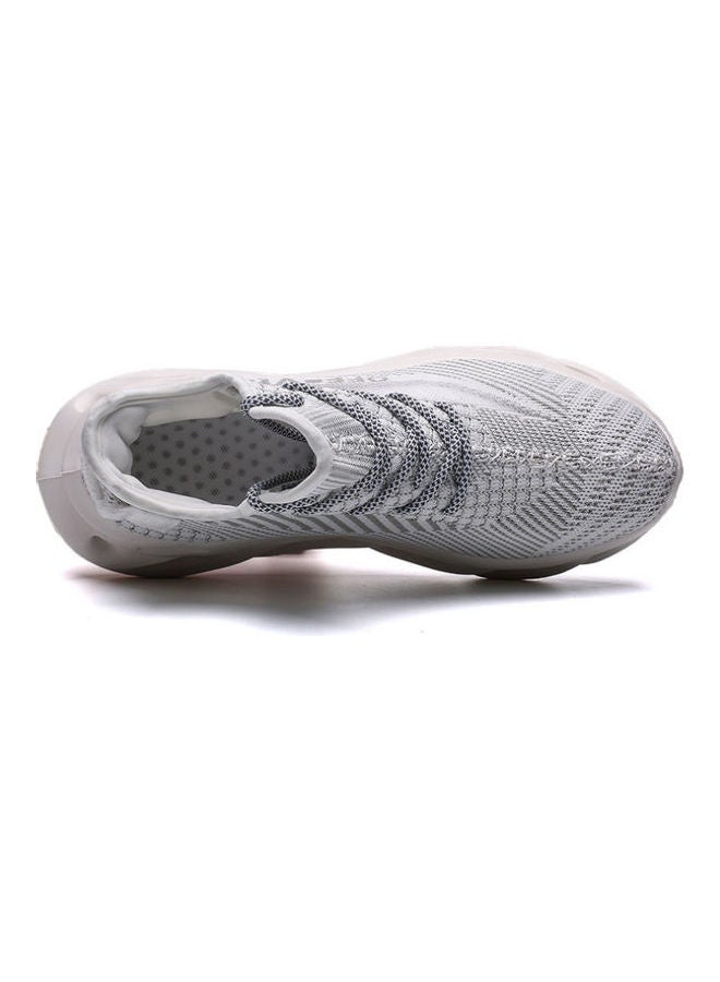 Beauenty Hemp Sole Flying Weaving Running Shoes White - Image 4