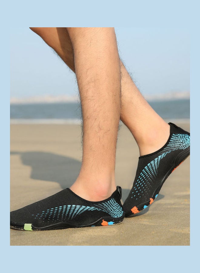 بيوينتي حذاء سباحة مريح للاستعمال الخارجي أسود+أزرق - Image 5