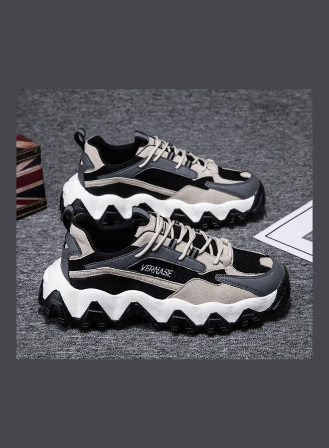 Beauenty Thick Soled Sports Fashion Leisure Ins Dada Board High Tide Shoes black - Image 2