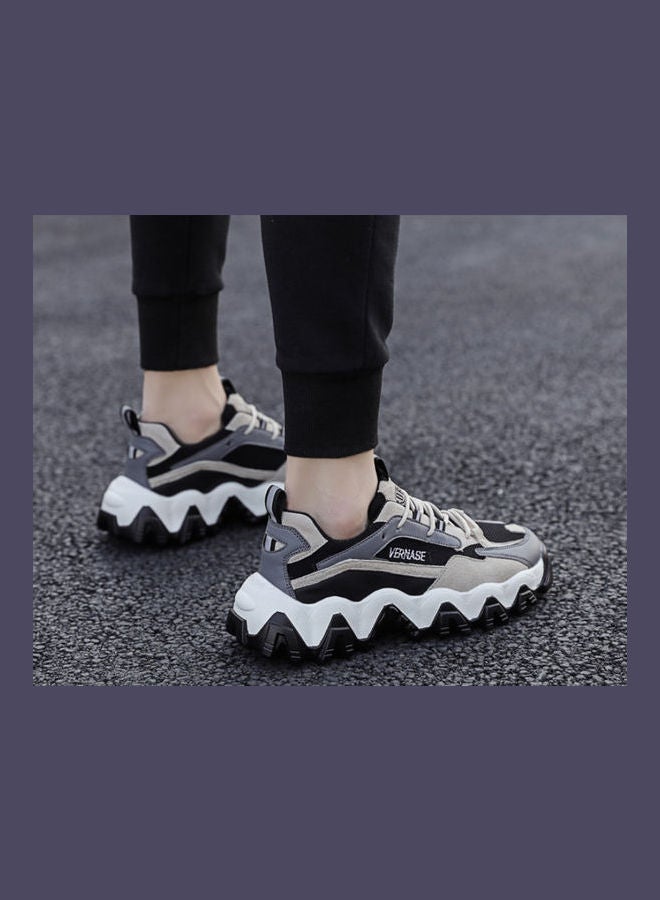 Beauenty Thick Soled Sports Fashion Leisure Ins Dada Board High Tide Shoes black - Image 3