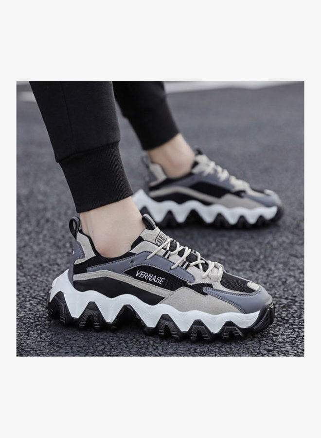 Beauenty Thick Soled Sports Fashion Leisure Ins Dada Board High Tide Shoes black - Image 4