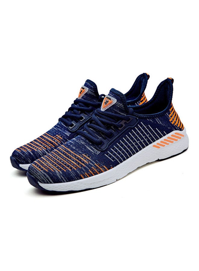 Beauenty Flying Thread Mesh Sports Shoes Flying Wove Spring And Summer Lovers' Running Shoes blue - Image 1