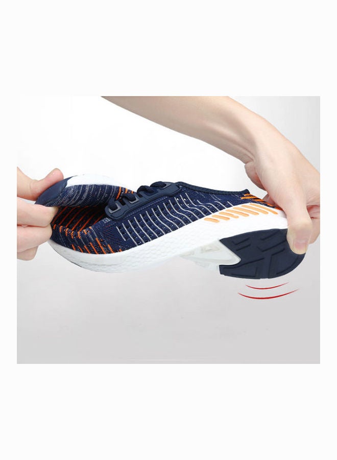 Beauenty Flying Thread Mesh Sports Shoes Flying Wove Spring And Summer Lovers' Running Shoes blue - Image 5