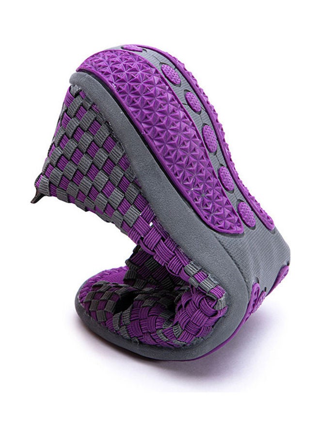 Beauenty Spring And Summer Hand Belt Leisure Cover Feet Fish Mouth Mother One Foot Sandals purple  - Image 3