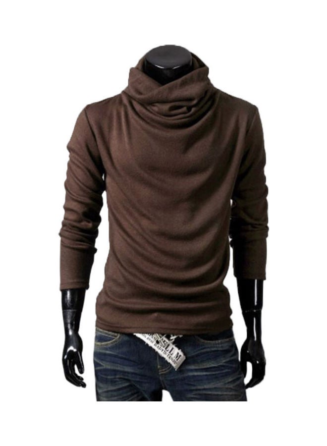Generic Long Sleeves Pullover Brown  - Image 1