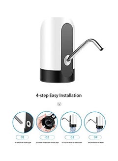Badraig Water Dispenser 4W AP112 WH White/Black/Silver  - Image 3