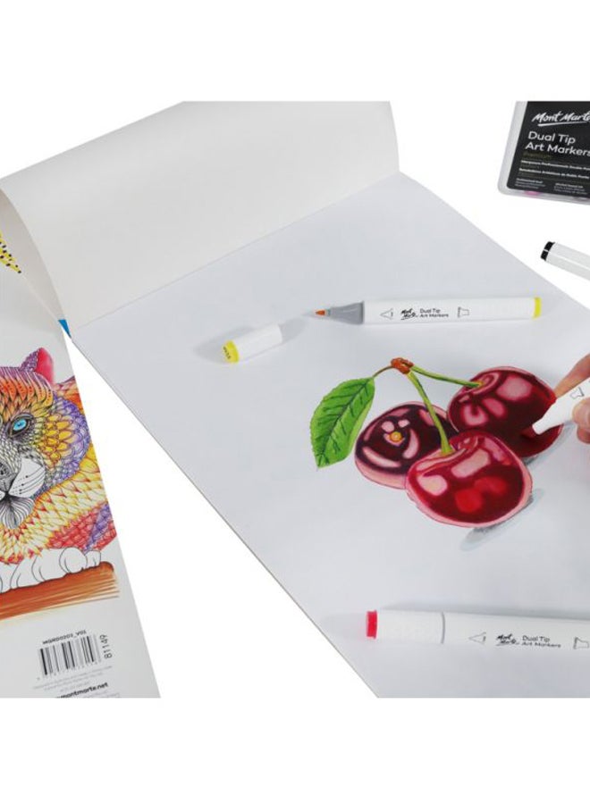 Mont Marte 25-Sheet Marker Pad White - Image 3