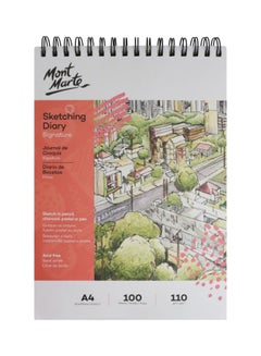 A4 Signature Spiral Sketch Pad White