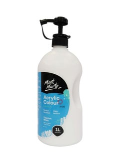 Mont Marte Acrylic Paint Colour Titanium White 