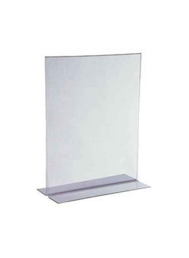 A4 Vertical L Shape Sign Holder Clear - v1605852964/N42370385A_2