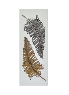 Feathers By Simoneone Temporary Tattoo Multicolour