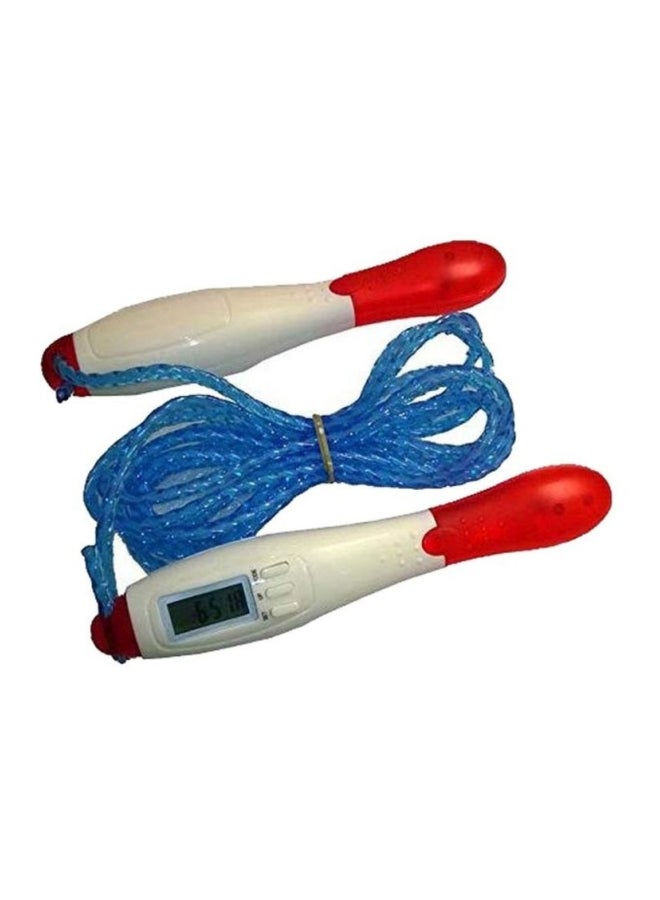 Fitness World Skipping Rope With Digital Display Calorie Counter 2.6meter 