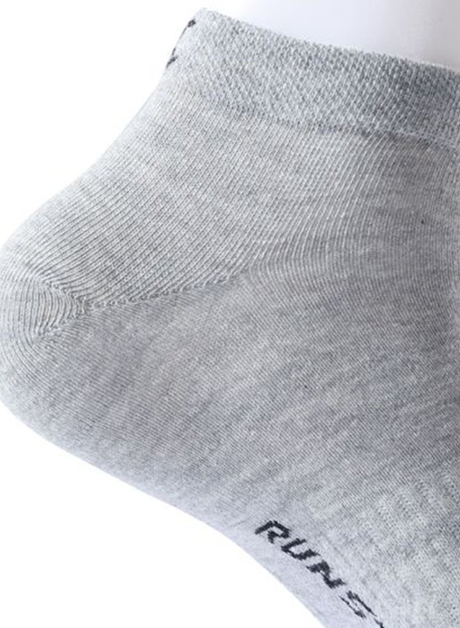 12 Pairs Of Ankle Length Socks Grey  - Image 2