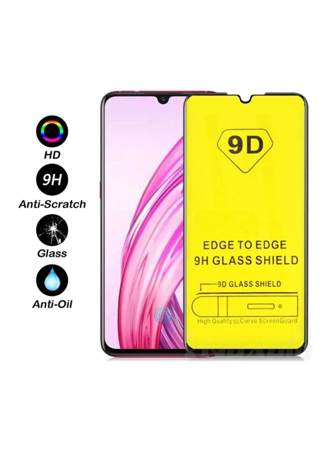 vivo 9D Tempered Glass Screen Protector For Vivo Y17 Clear/Black  - Image 2