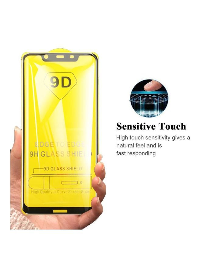Glass Tempered Glass Screen Protector For Nokia 8.1 Clear/Black - Image 4