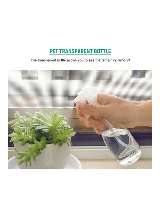 زجاجة بلاستيكية ببخاخ فارغة وقابلة لإعادة الملء بسعة 200 مل شفاف 18.60 X 5.50 X 5.50سم - Image 3