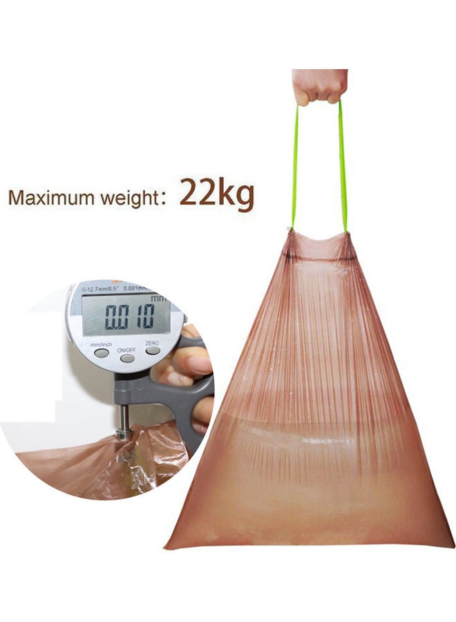 40pcs Degradable Garbage Trash Bags Coffee 29.00 X 6.00 X 8.00cm  - Image 2